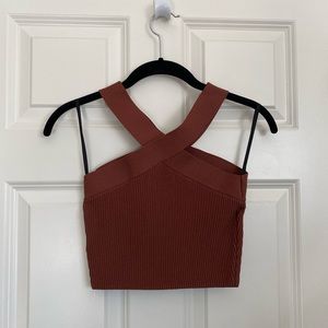 Aritzia Babaton Criss-Cross Sculpt Knit